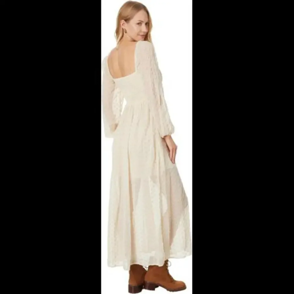 Free People Cream Maxi Dress - Picture 4 of 9